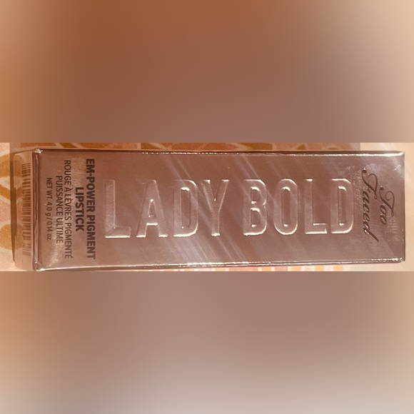 BNIB Too Faced! Lady BOLD đź’‹Power pigment Lipstick BE True To Youđź’‹ - Picture 7 of 7